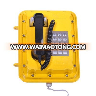 Auto-Dial Mining telephone with Durable Handset Industrial Explosion proof Telephone for Hazardous Areas