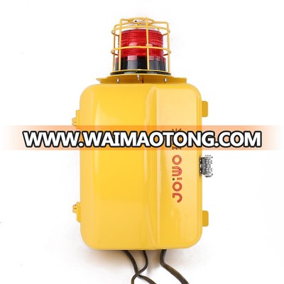 Explosion proof telephone with Audible and visual alarm police beacon light weatherproof telephone